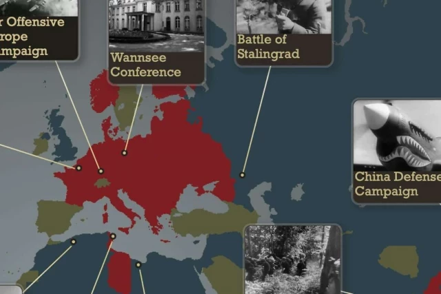 La mejor forma de sumergirte de nuevo en la Segunda Guerra Mundial: un "Google Maps" interactivo del conflicto