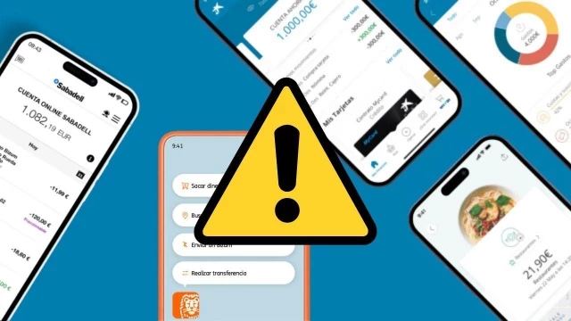 Una caída masiva en las apps de Caixabank, Imagin, ING y Sabadell