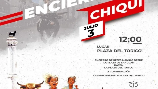 Teruel fomenta la tauromaquia entre los niños con un encierro infantil de reses mansas por el centro histórico