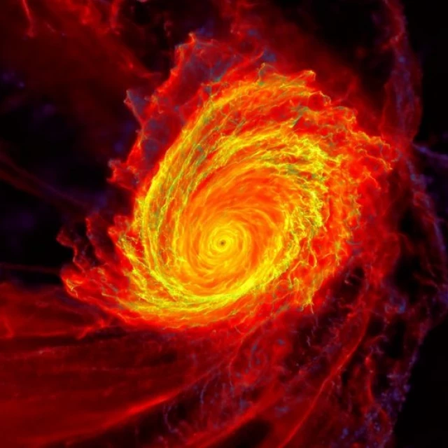 Simulación cósmica revela cómo crecen y evolucionan los agujeros negros (eng)