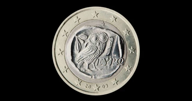 Esta moneda de 1€ es igual a una de la antigua Grecia