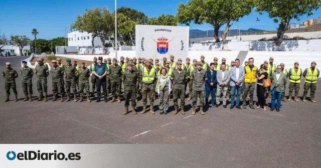 El Ejército comienza a patrullar los montes de Tenerife para prevenir incendios