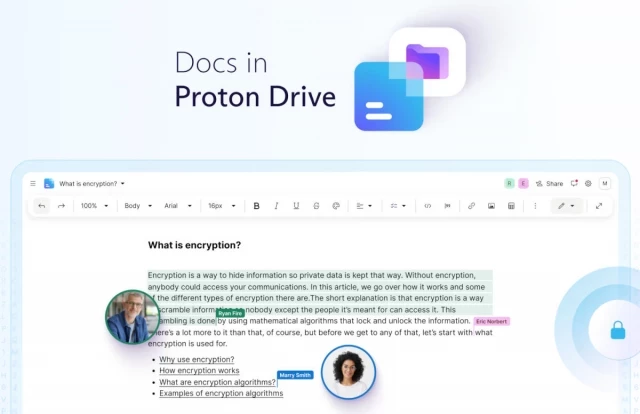 Proton lanza su propia versión de Google Docs [ENG]