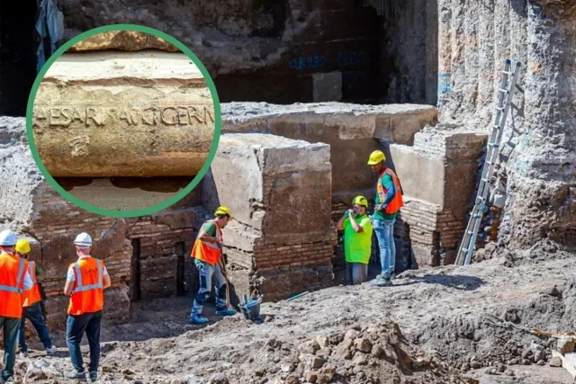Desenterrado en Roma un pórtico de Calígula (ENG)