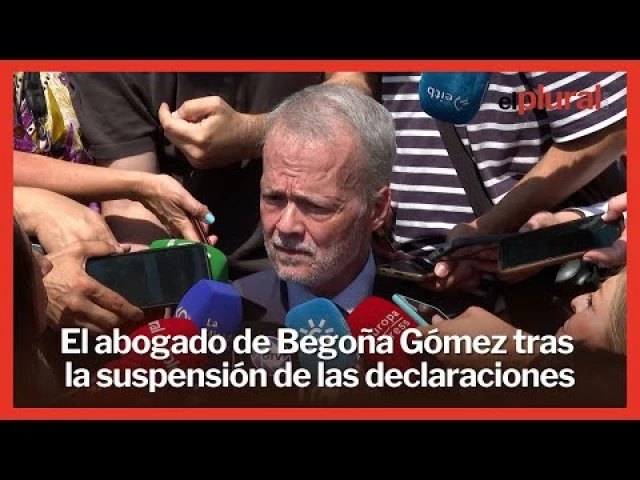 El abogado de Begoña Gómez tras la suspensión de las declaraciones