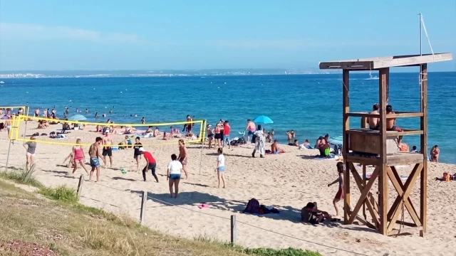 Detenidos por mantener relaciones sexuales delante de menores en una playa de Palma