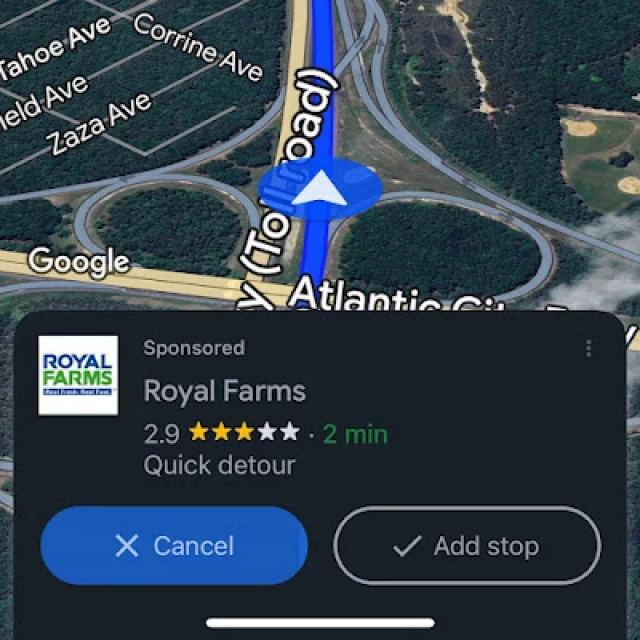 Google Maps introducirá anuncios en la navegación
