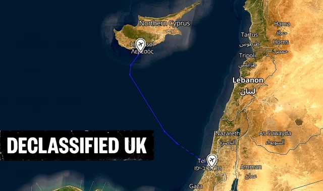 Revelado: los vuelos secretos de las fuerzas especiales estadounidenses a Israel desde la base británica de Chipre (EN)