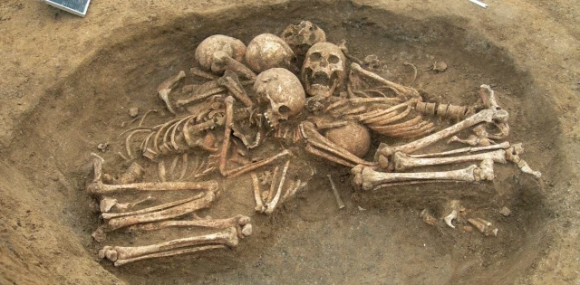 Una tumba colectiva de 4.500 años de antigüedad en Francia revela su secreto: la etapa final en la formación de un "genoma europeo" (eng)