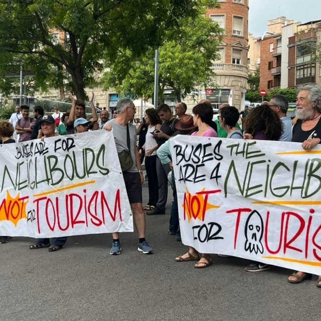 Crecen las protestas contra la masificación turística en Barcelona: ya son cuatro simultáneas y semanales