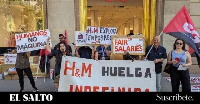 CGT internacionaliza la huelga indefinida en la atención al cliente de H&M llevándola a Suecia y Alemania
