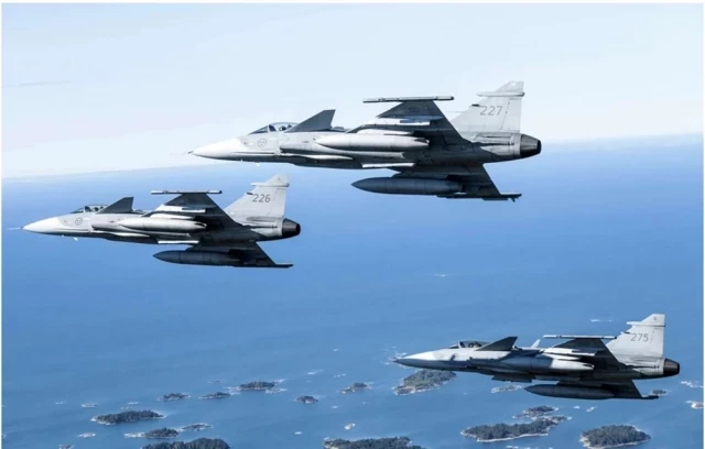 Tailandia elige los cazas suecos Gripen en lugar de los F-16 estadounidenses