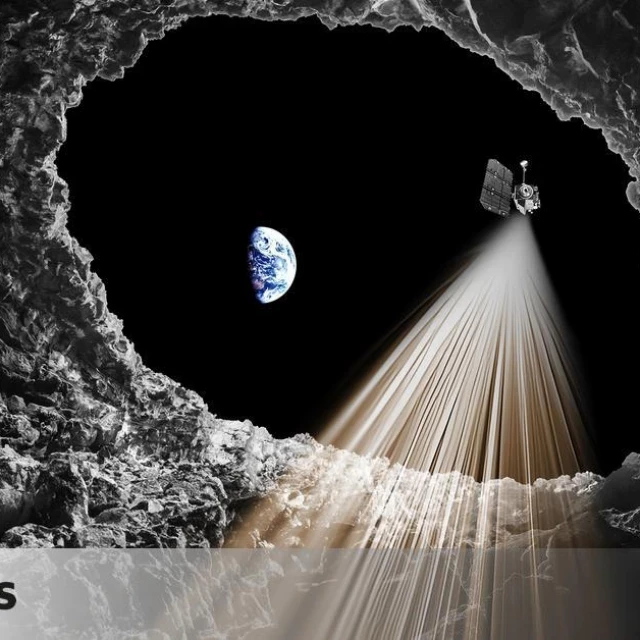 Descubren que el interior del pozo más profundo de la Luna tiene espacio para albergar una futura base