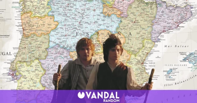 ¿Hasta dónde habrían llegado Frodo y Sam si hubiesen salido desde Madrid caminando como en El Señor de los Anillos?