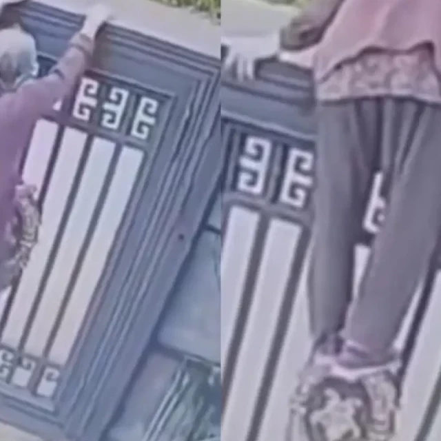 Una anciana de 92 años se hace viral tras ser grabada saltando la verja de su residencia para escapar
