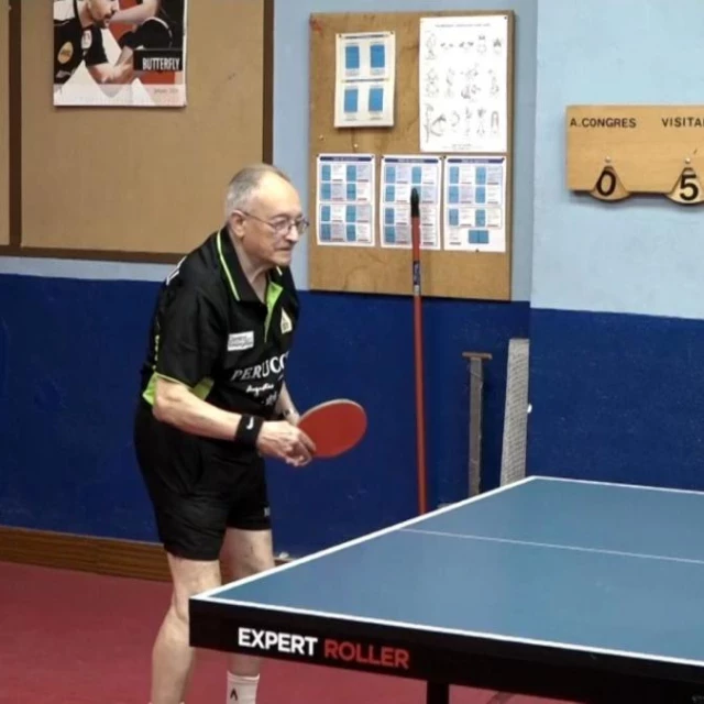 Josep Madurell, campeón del mundo de tenis de mesa con 85 años(incluye vídeo)
