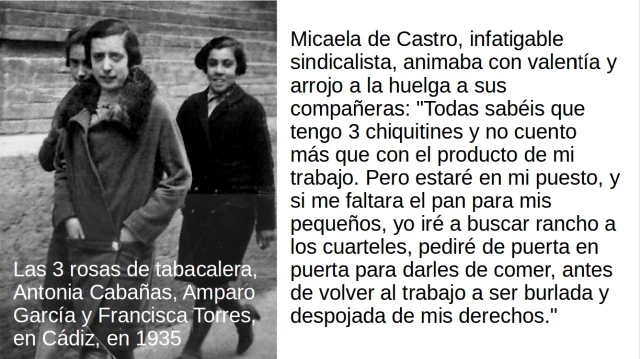 La triste suerte de las cigarreras de Cádiz, republicanas dignas y valientes, asesinadas por los franquistas en 1936