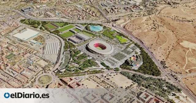 Las parcelas que Almeida cedió al Atlético de Madrid incluirán playa artificial y un centro comercial pese a su uso deportivo