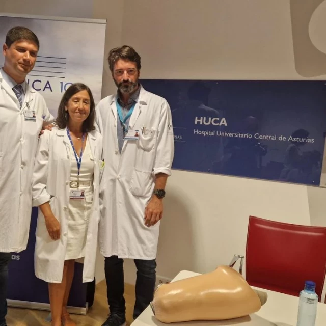 El HUCA se convierte en el segundo centro sanitario en conseguir integrar una prótesis en el fémur de un paciente amputado