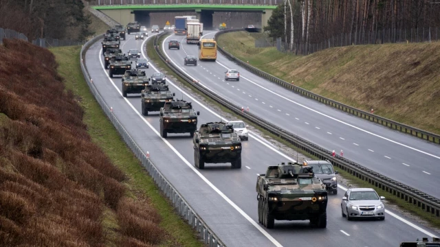Tanques y vehículos de combate en las carreteras de la Gran Polonia. Importante anuncio del ejército  [POL]