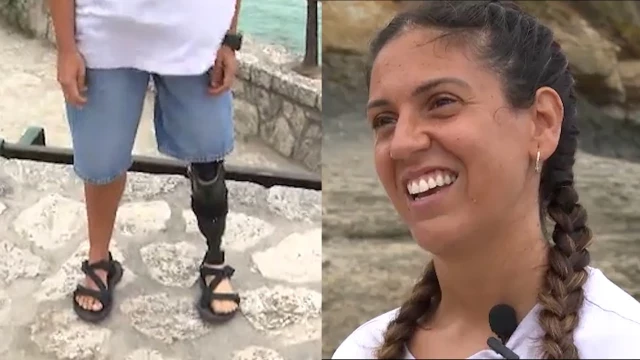 La surfista paralímpica Mireia Cabañés recupera su pie ortopédico perdido en el mar gracias a sus seguidores