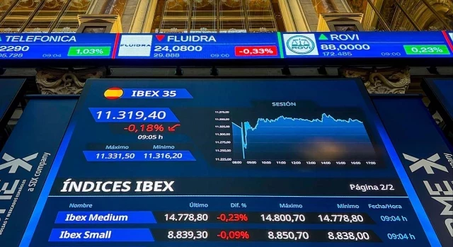 Las bolsas europeas se asustan con la desaceleración en EEUU: el Ibex 35 cierra su peor semana en más de un año y pierde un 4,4% acumulado