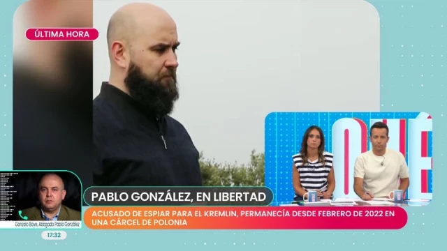 Gonzalo Boye (abogado de Pablo González): El procedimiento ha sido archivado y no hay cargos contra él