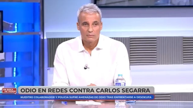 El policía Carlos Segarra, colaborador de 'En boca de todos', víctima de amenazas de Desokupa: "Me resbala"