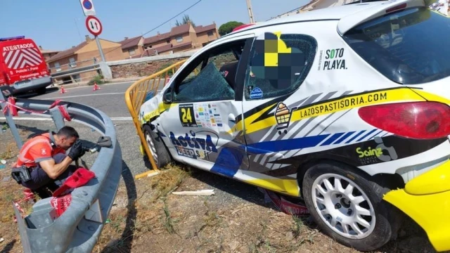 18 personas, cinco de ellas menores, resultan heridas en un atropello múltiple en el rally de Fitero