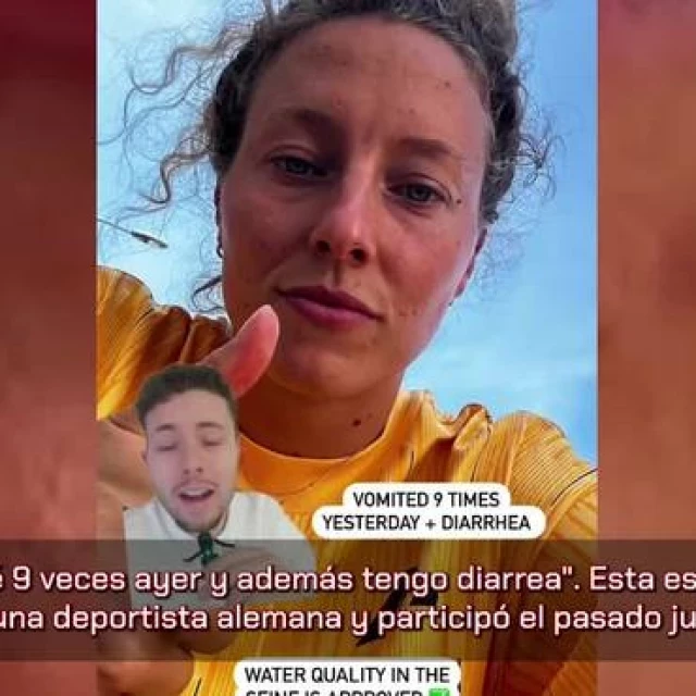 Una deportista alemana reconoce que vomitó 9 veces tras nadar en el Sena: "Tenía sed y necesitaba beber algo..."