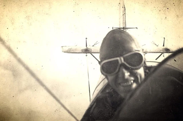 Curiosos selfies tomados por pilotos durante la Primera Guerra Mundial