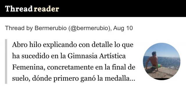 Explicando con detalle lo que ha sucedido en la Gimnasia Artística Femenina, concretamente en la final de suelo