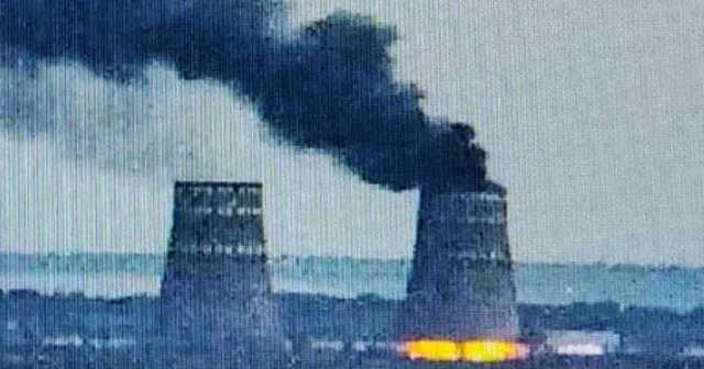 Expertos de la OIEA visitaron la torre de enfriamiento de la central nuclear de Zaporizhzhia donde ocurrió el incendio. No encontraron ni neumáticos ni fragmentos de drones [EN]