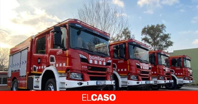 Roban a los Bombers de Tremp mientras extinguen el incendio de Vilanova de Meià: el ladrón vació las taquillas