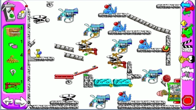 "The Incredible Machine": el videojuego de las reacciones en cadena inspiradas en Rube Goldberg