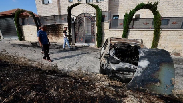 Colonos israelíes incendian un pueblo de Cisjordania [ENG]