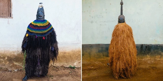 Raras fotos de los demonios bailarines de Liberia