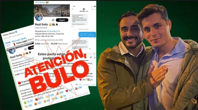 Vito Quiles y Alvise Pérez difunden un bulo sobre Raul Solís con un burdo montaje