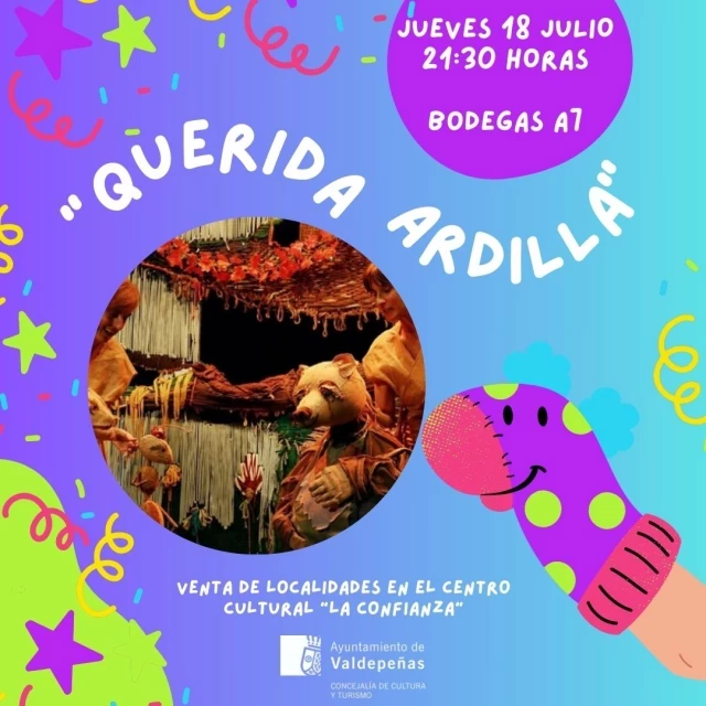 "QUERIDA ARDILLA". Teatro de Títeres de la Compañía Naranja Lima