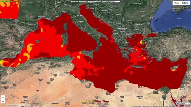 El Mediterráneo al rojo