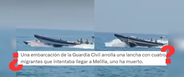 Qué sabemos sobre el arrollamiento de una embarcación con cuatro migrantes en Melilla por parte de la Guardia Civil