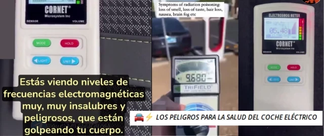 Cuidado con los vídeos que dicen “medir” radiación electromagnética peligrosa para la salud en coches eléctricos: las mediciones no son correctas