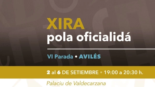 Avilés toma el relevo de la «Xira pola oficialidá» con una programación gratuita