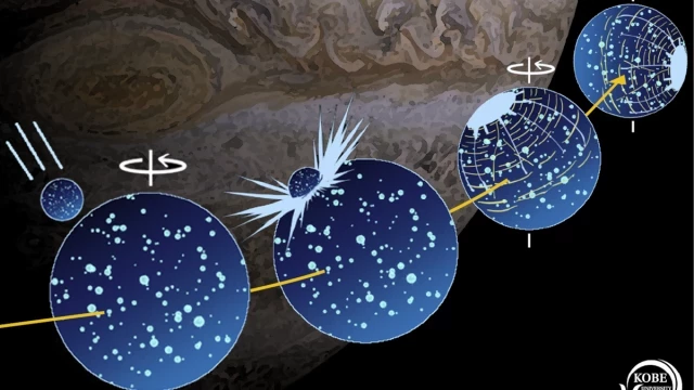 El impacto de un asteroide gigante desplazó la luna más grande del Sistema Solar