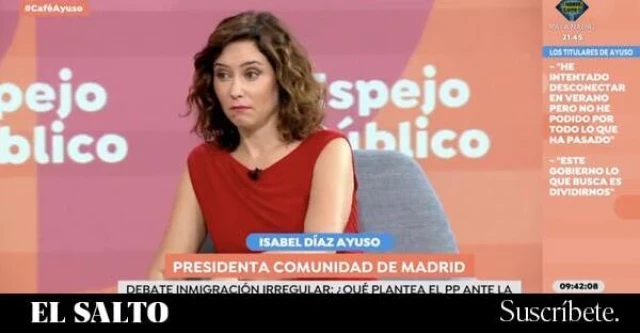 Ayuso leyó un bulo en titulares (Opinión)