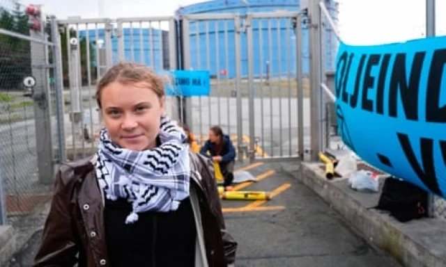 Detenida Greta Thunberg en una protesta contra la guerra de Gaza en Copenhague [ENG]