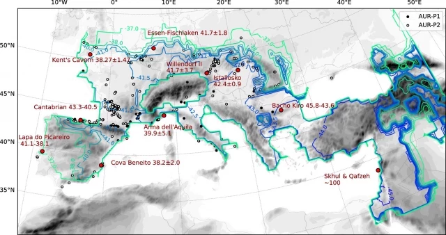 Un nuevo modelo de población identifica las fases de la dispersión humana en Europa (eng)