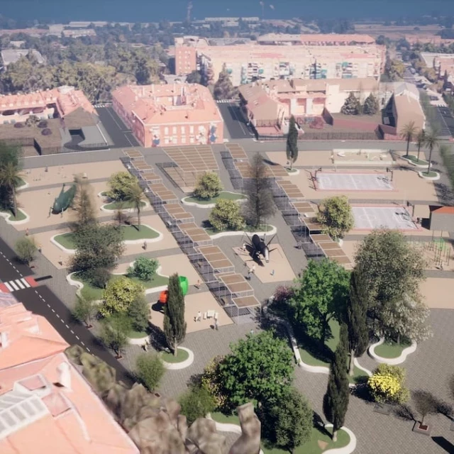 Ayuso proyecta un gran parque en la zona cero de la línea 7B en San Fernando de Henares, donde el Metro derriba casas