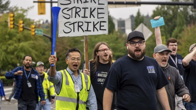 La última huelga de los trabajadores de Boeing podría afectar a la entrega de aviones