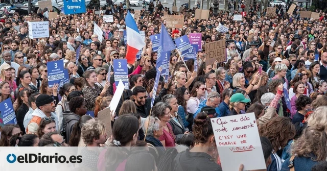 Miles de personas se manifiestan en toda Francia contra la violencia sexual tras el caso Pelicot: "La vergüenza debe cambiar de bando"